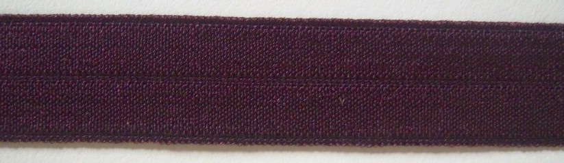 Aubergine 5/16" Fold Over Elastic