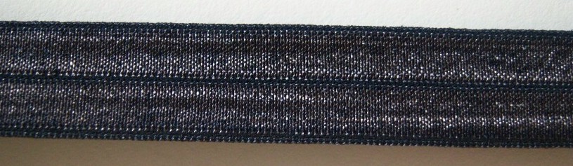 Graphite 5/16" Fold Over Elastic