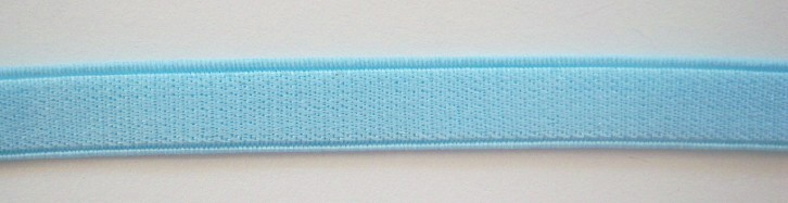 Somet Blue Satin 7/16" Sponge Back Elastic