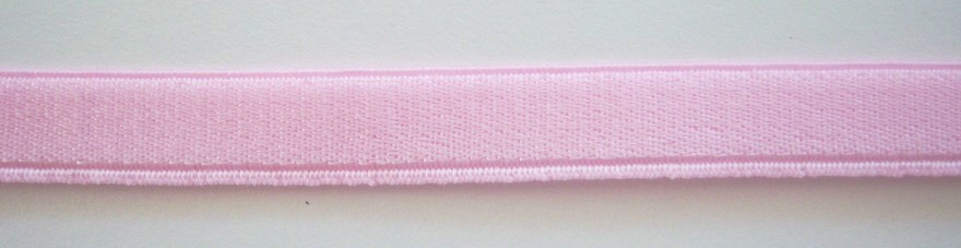 Pink Satin 7/16" Sponge Back Elastic