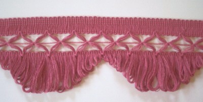 Dusty Rose 4" Fringe