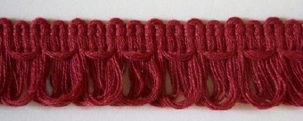 Rose Wine 7/8" Loop Fringe