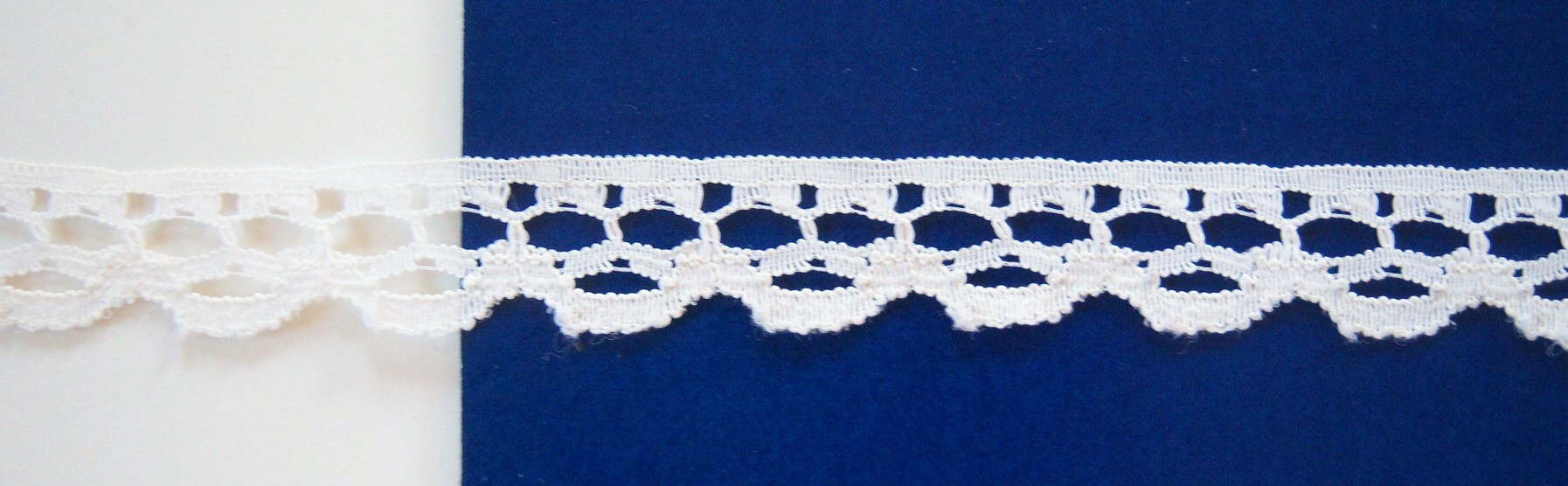 White 3/4" Lace