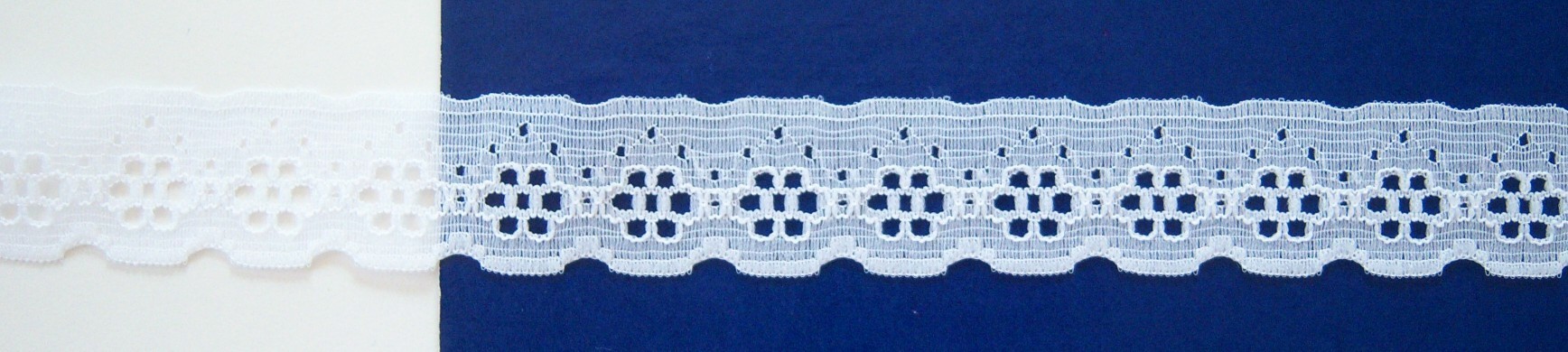 Snow White 1" Nylon Lace