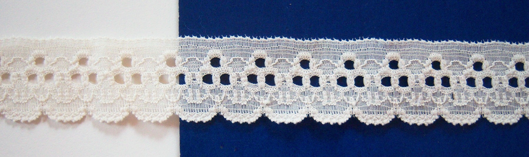 Ivory Soft 1" Nylon Lace