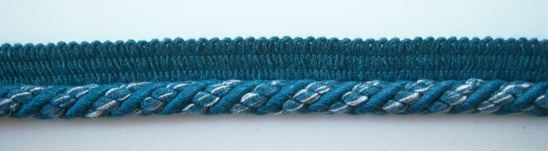 Teal/Tan Stripe 1" Piping