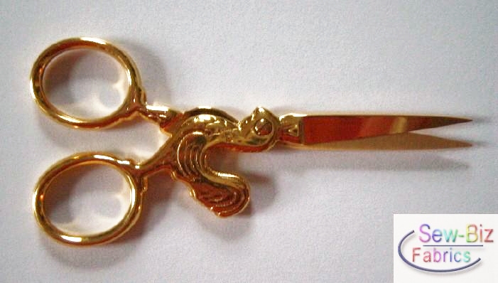 Premax Optima Gold Rooster Embroidery Scissor