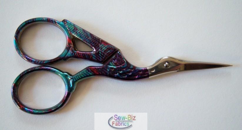 Premax Stork - Blue Opal  Embroidery Scissor