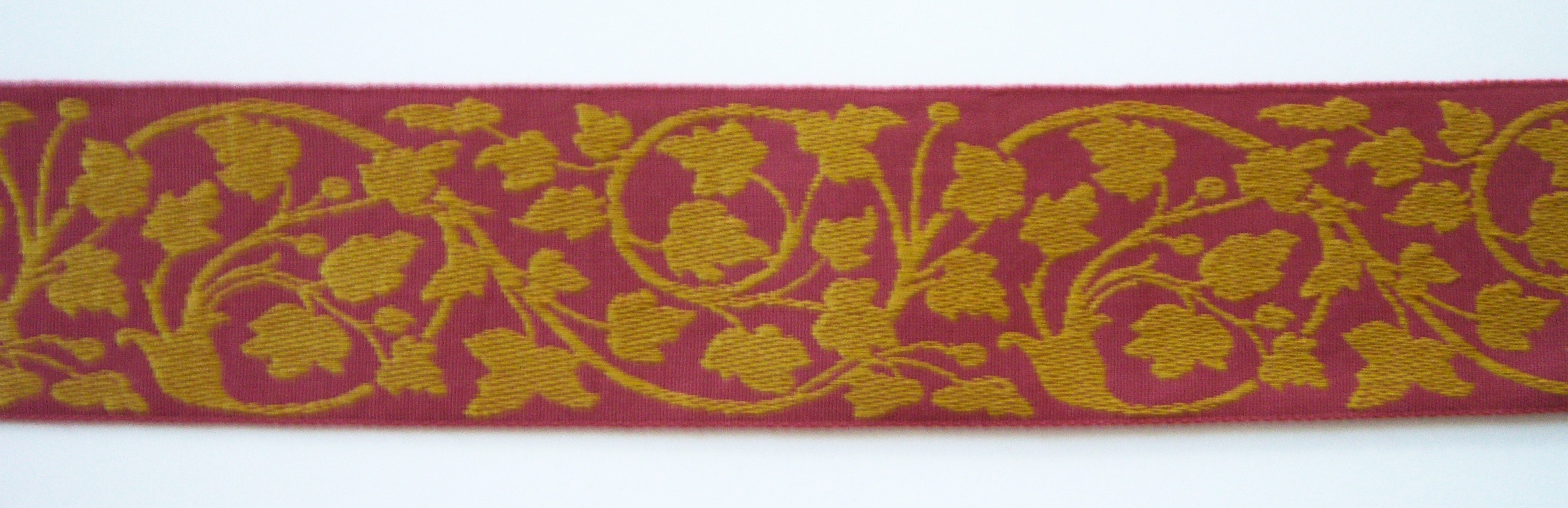 Conso Mauve/Gold 2" Jacquard