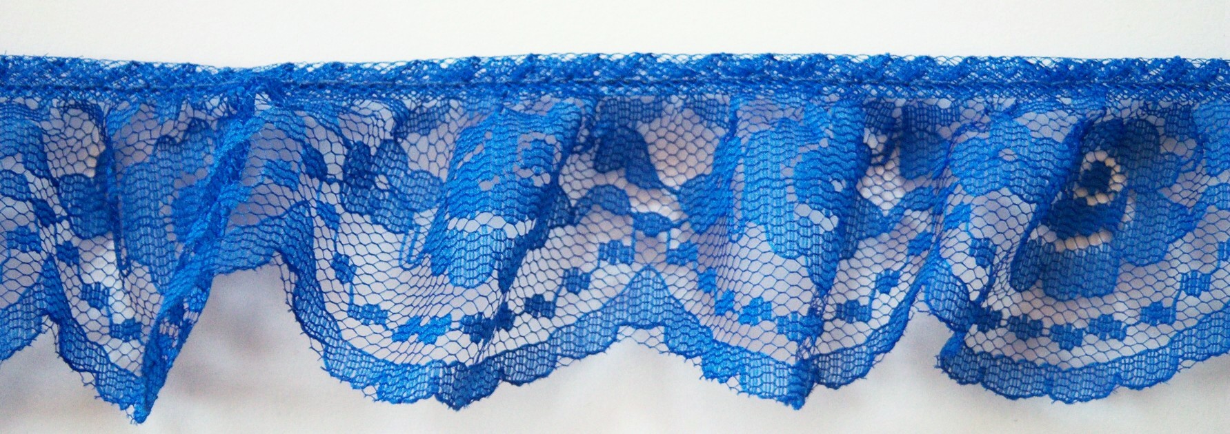 Light Royal 2" Ruffled Lace