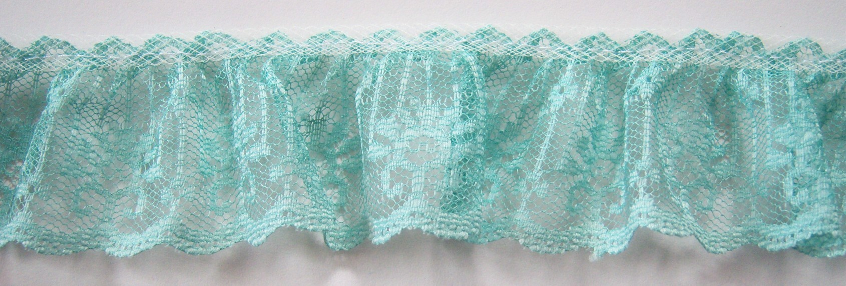 Seafoam 1 3/4" Ruffled Lace