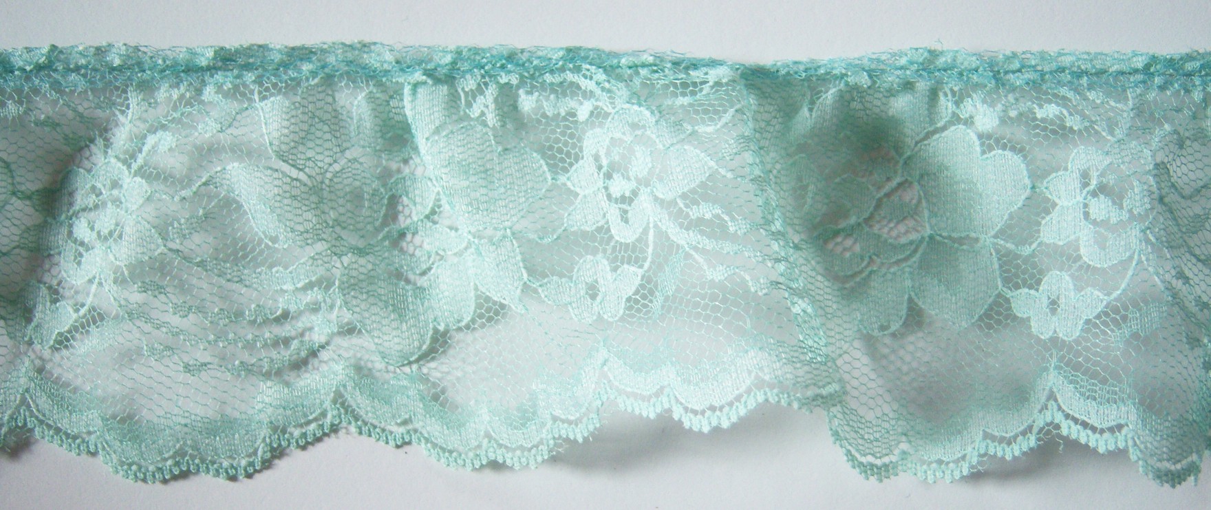 Light Seafoam 3" Ruffled