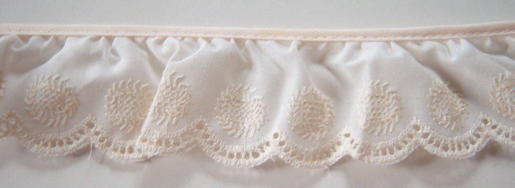 Eggshell/Candlelite 2" Eyelet Lace