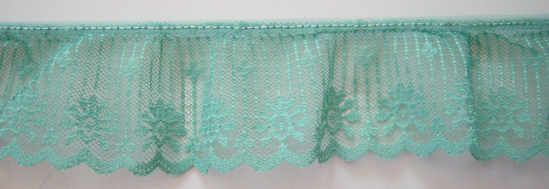 Pistachio 2" Ruffled Lace