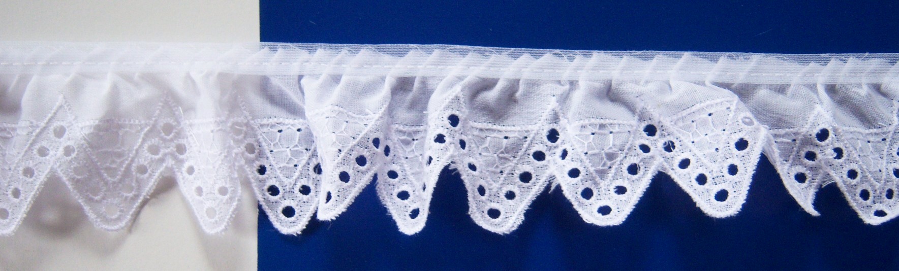 White 2" Eyelet Lace