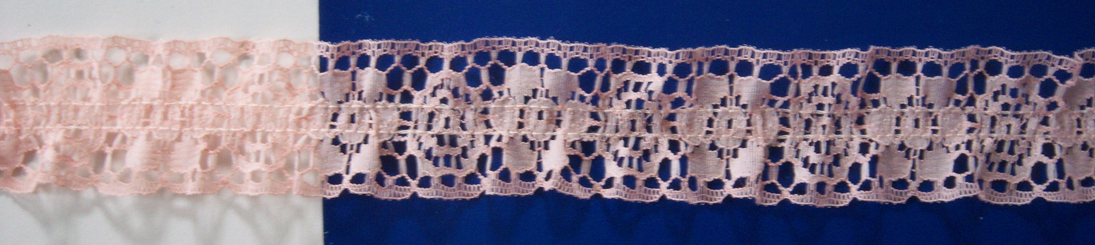 Apricot 1 1/4" Ruffled Lace