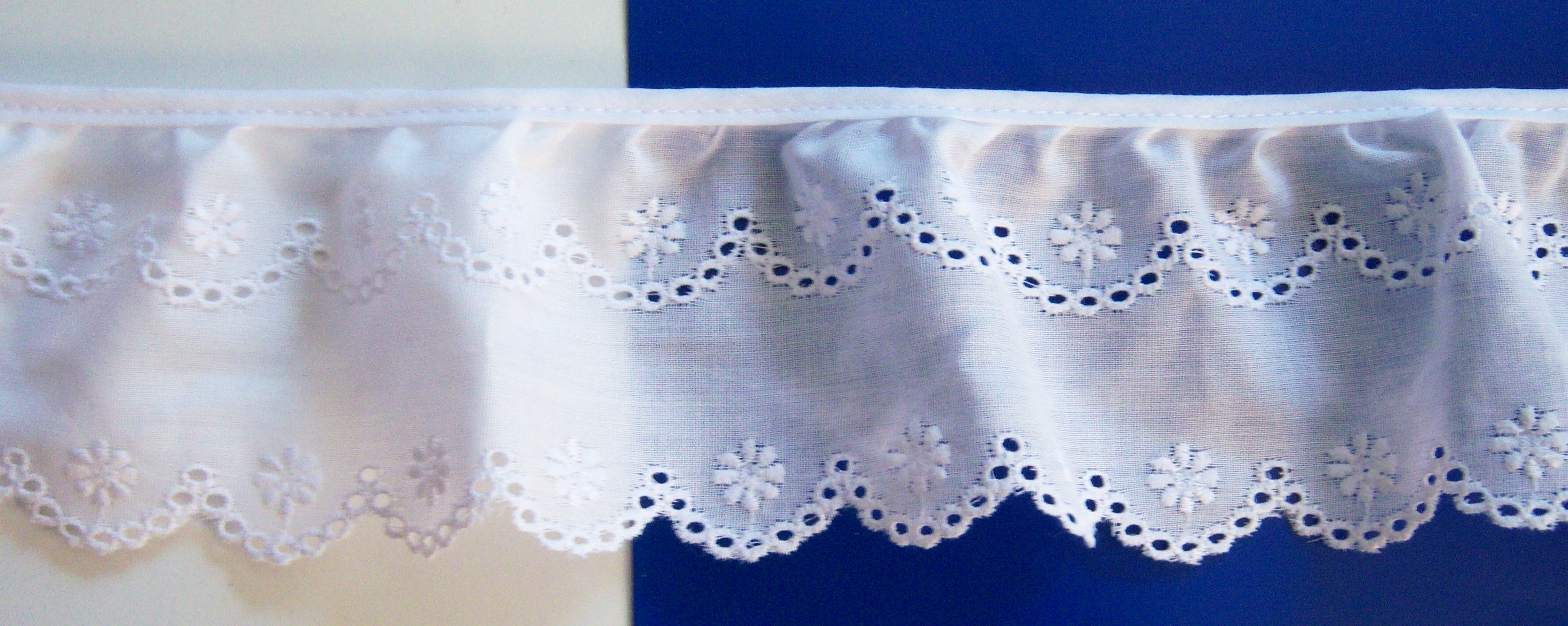 White Eyelet 3" Lace