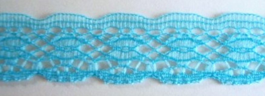 Aqua 5/8" Lace