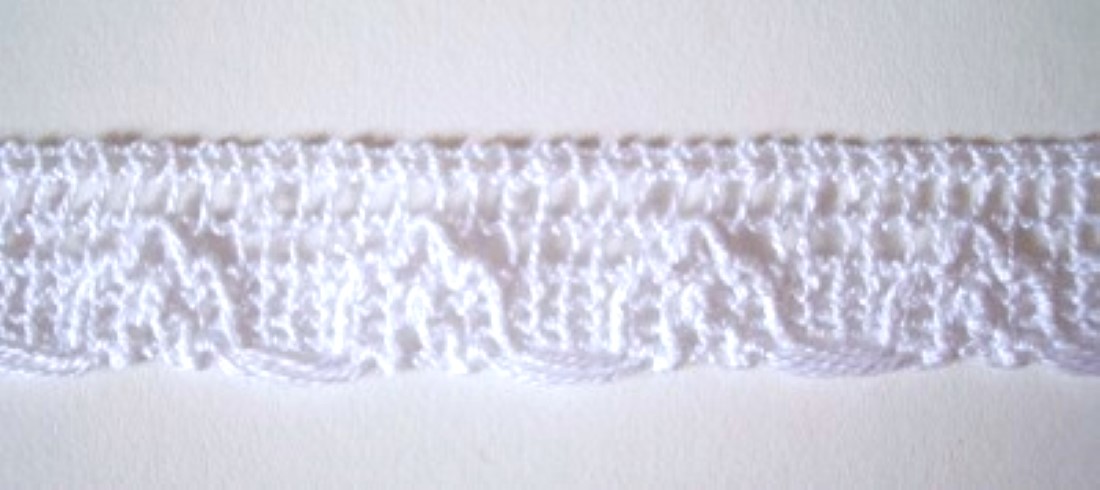 White 3/4" Lace