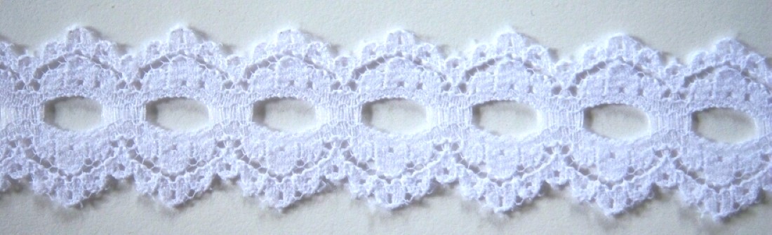 White 1" Nylon Lace