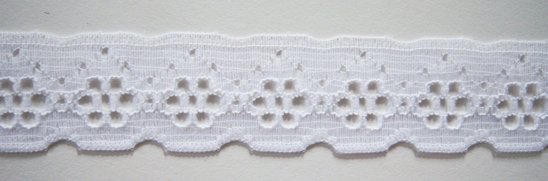 White 1" Nylon Lace