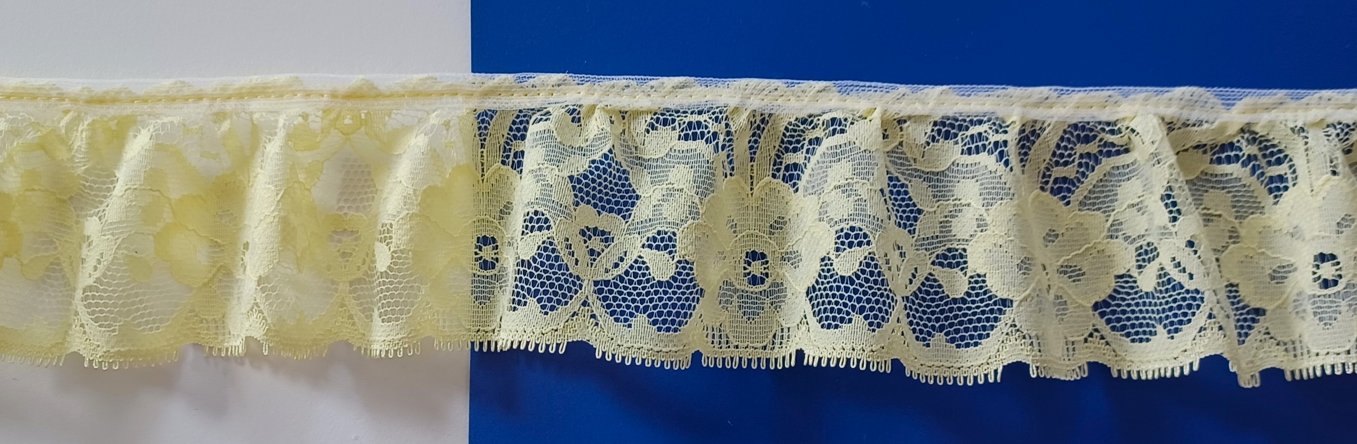 Canary 2 3/8" Ruffled Lace