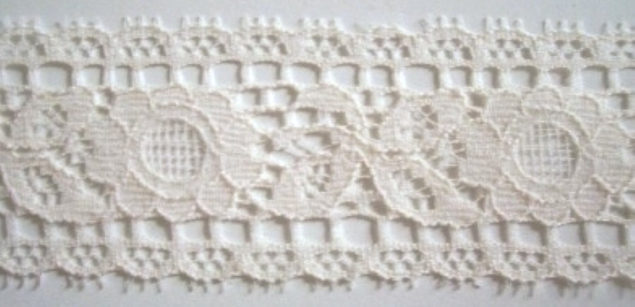 Ivory 1 5/8" Nylon Lace