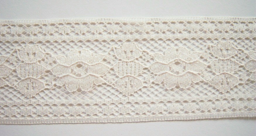 Light Ivory 2" Nylon Lace