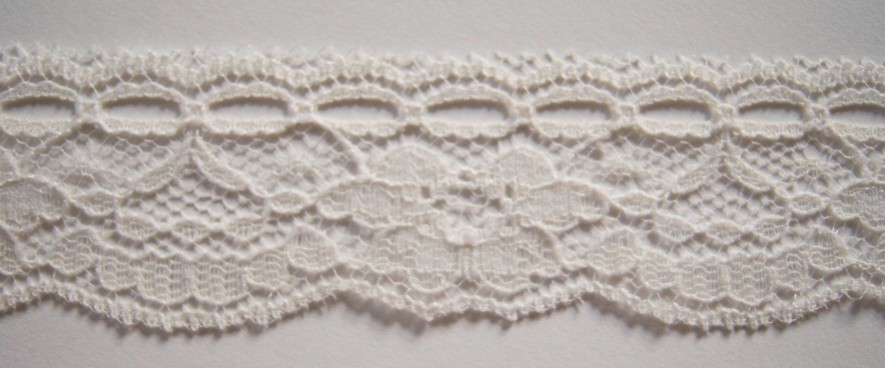 Eggshell 1 1/4" Nylon Lace