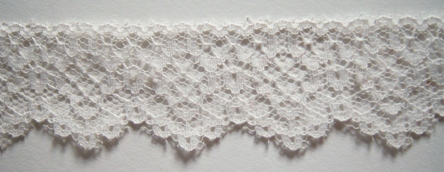 Eggshell 1 1/8" Nylon Lace