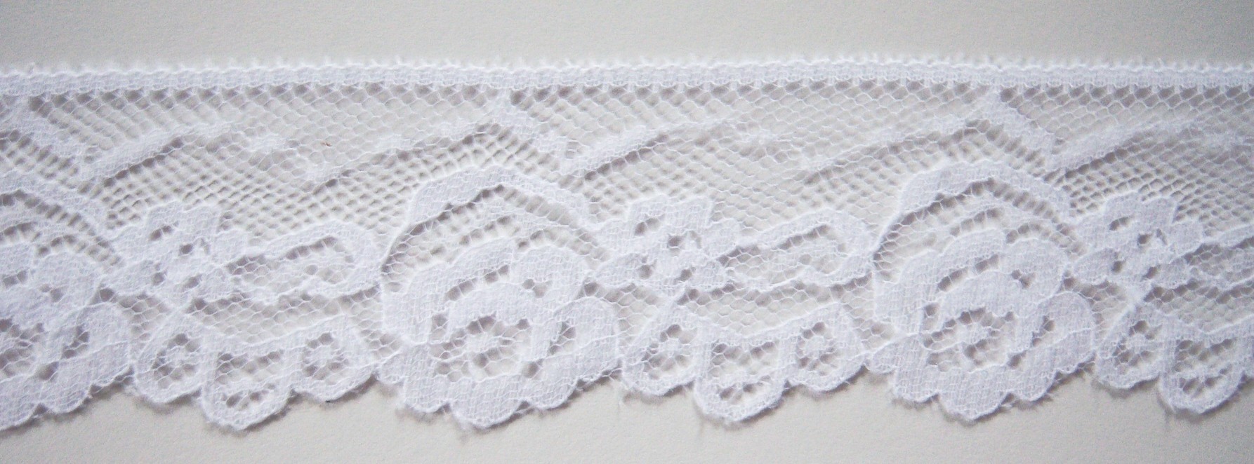 White 1 3/4" Nylon Lace