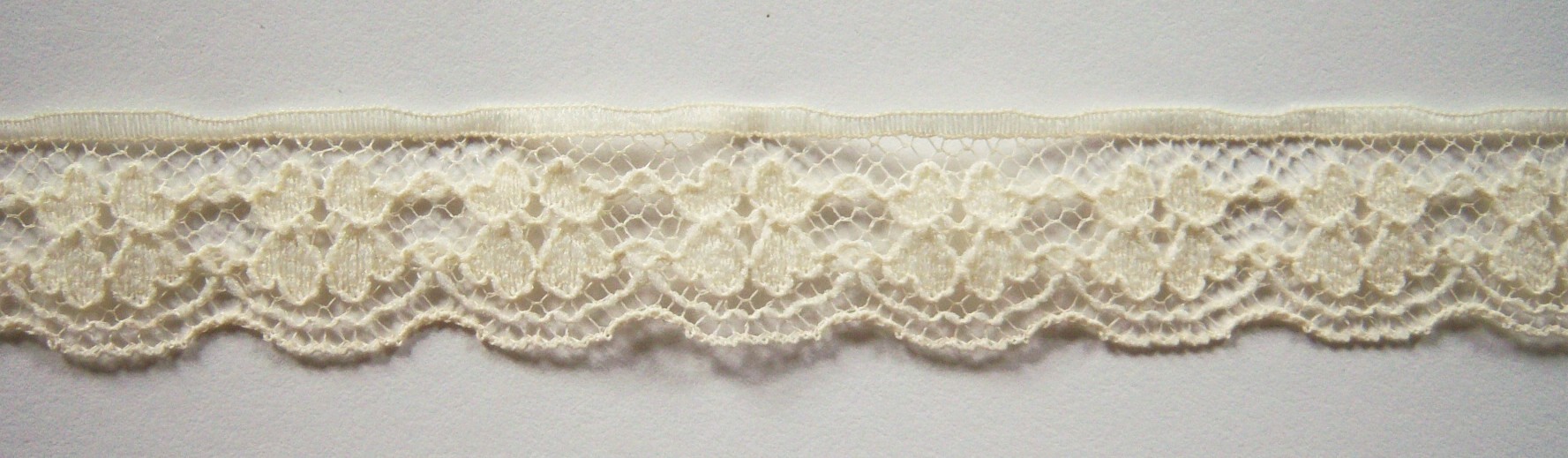 Cream Polyester 3/4" Lace