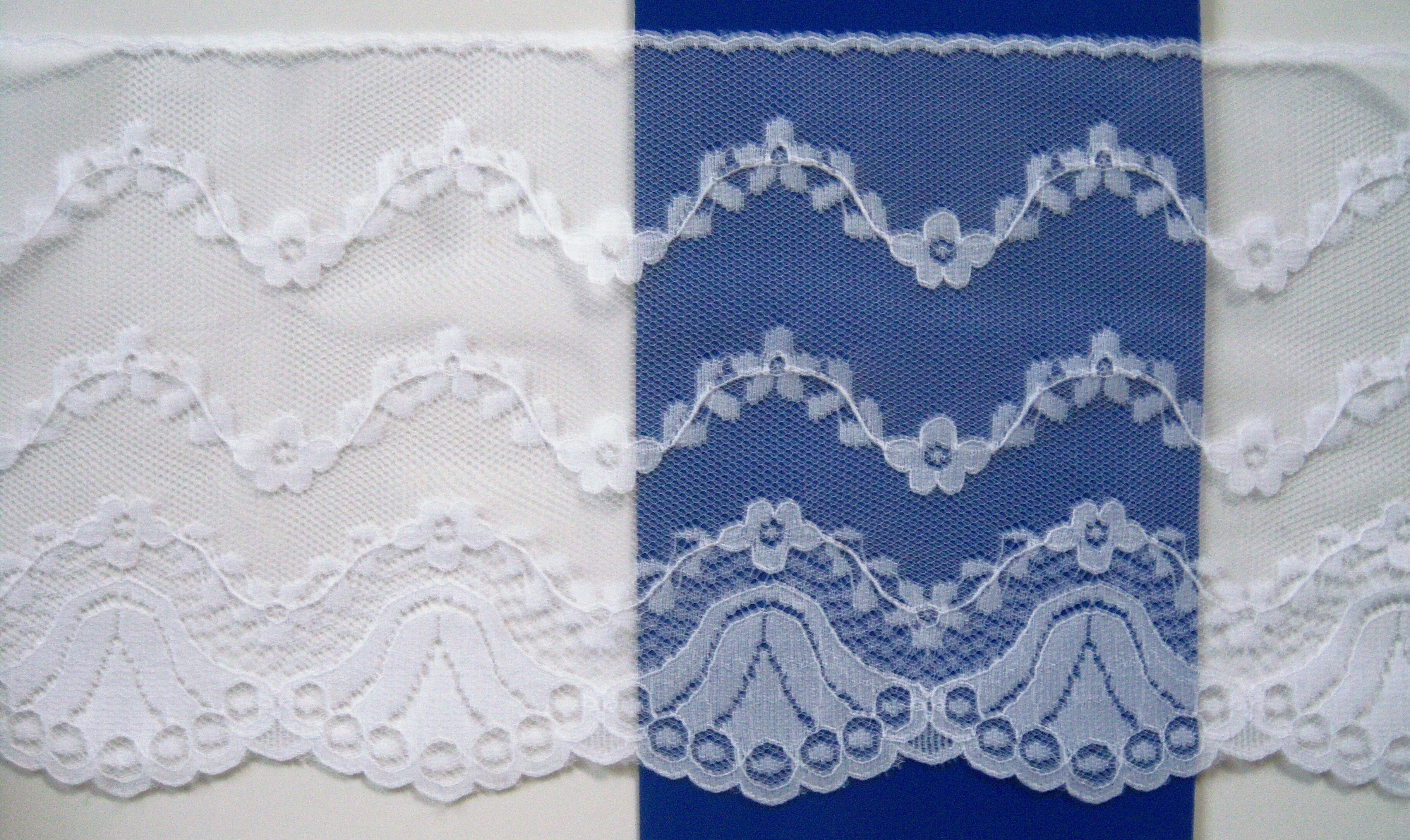 White 6" Nylon Lace