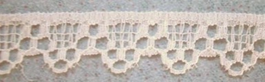 Light Ivory 9/16" Nylon Lace