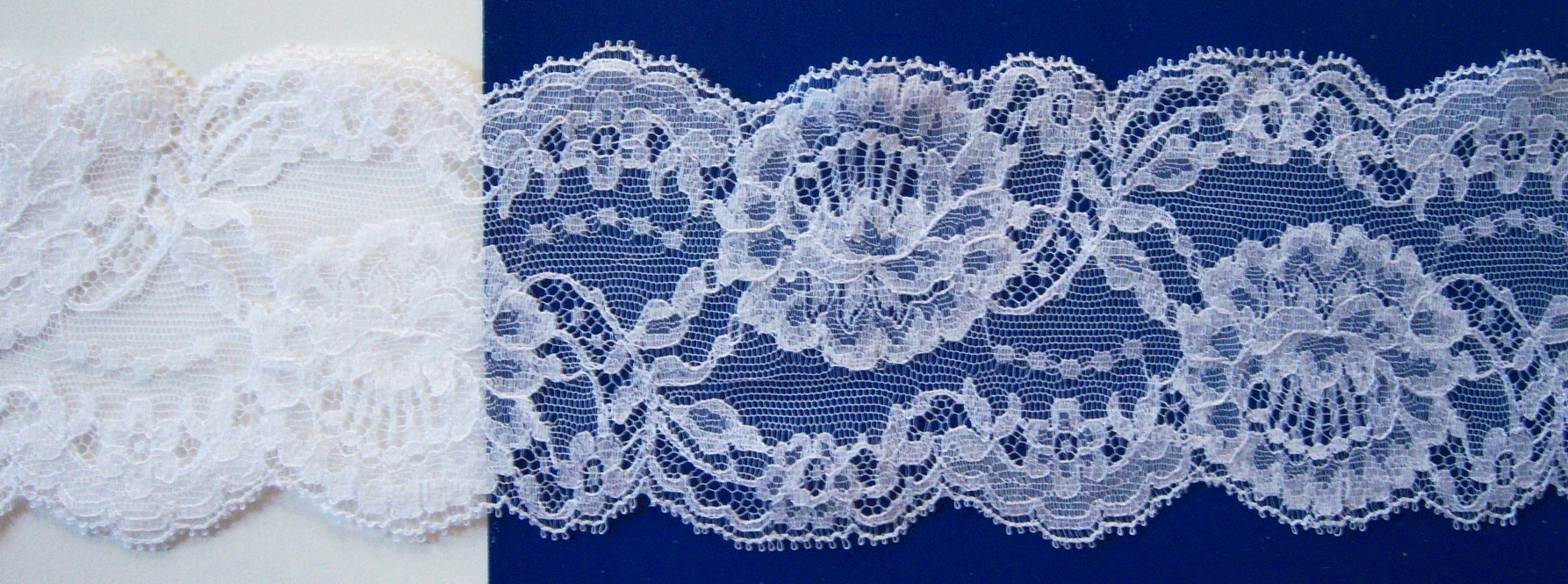 White #1000 Nylon 3 1/2" Lace