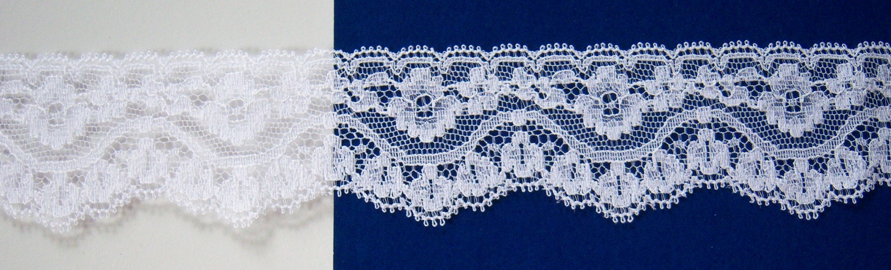 White #486/1144 Nylon 1 3/4" Lace