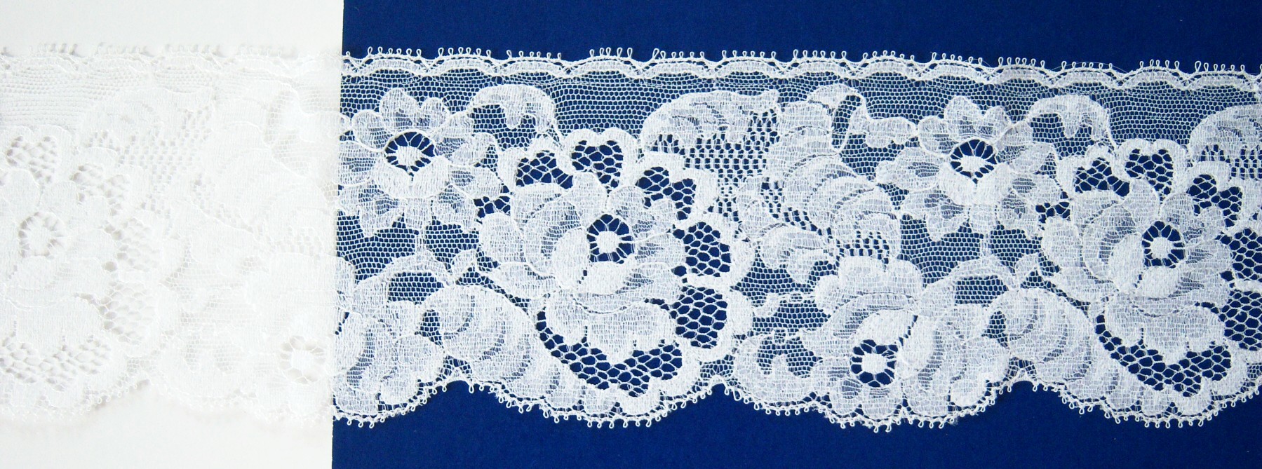 Star White Nylon 3 1/2" Lace