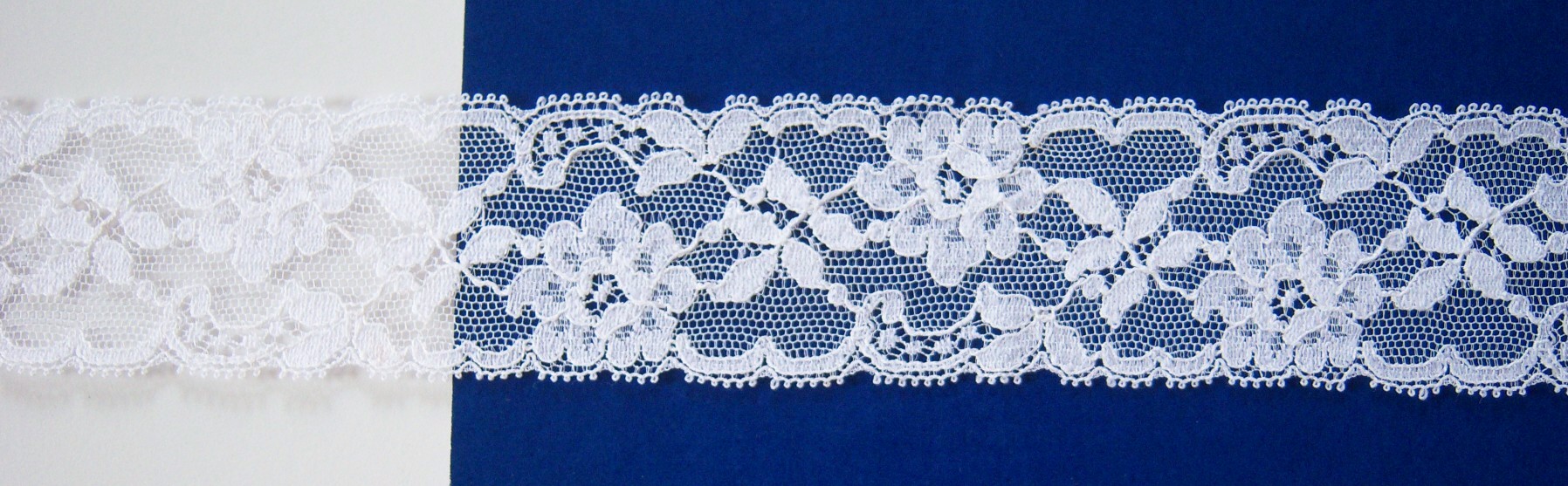 White Nylon 1 3/4" Lace