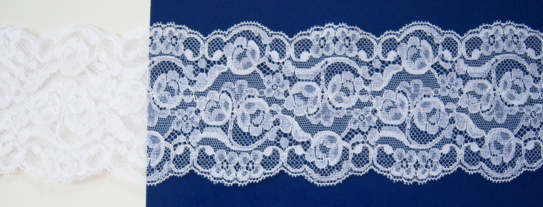 White #486/1144 Nylon 3 3/4" Lace