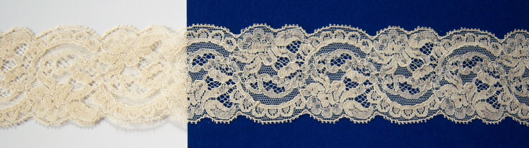 French Ecru #9710 Nylon 2 5/8" Lace