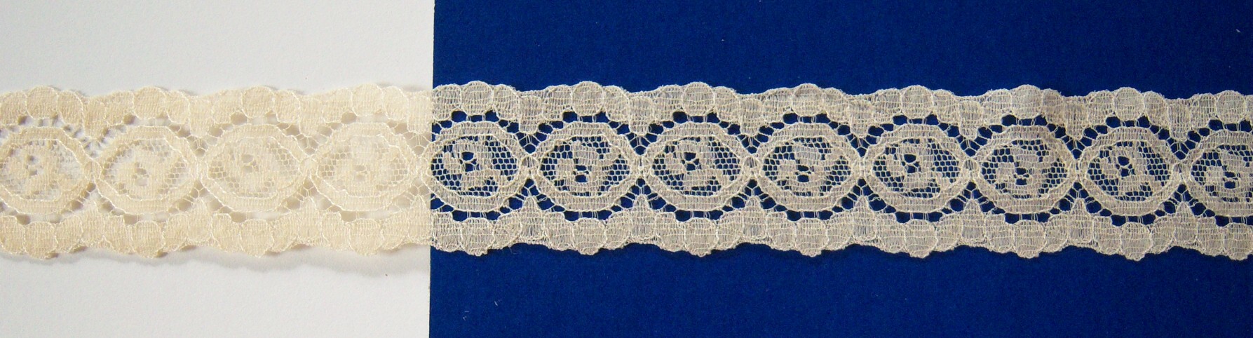 French Ecru #9710 Nylon 1 1/4" Lace