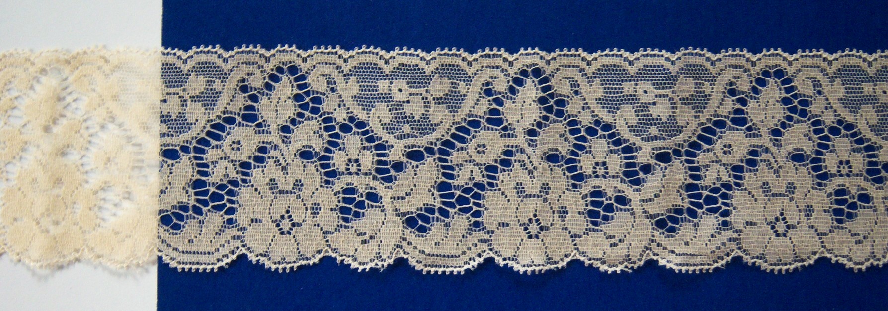 French Ecru 2 5/8" Nylon Lace