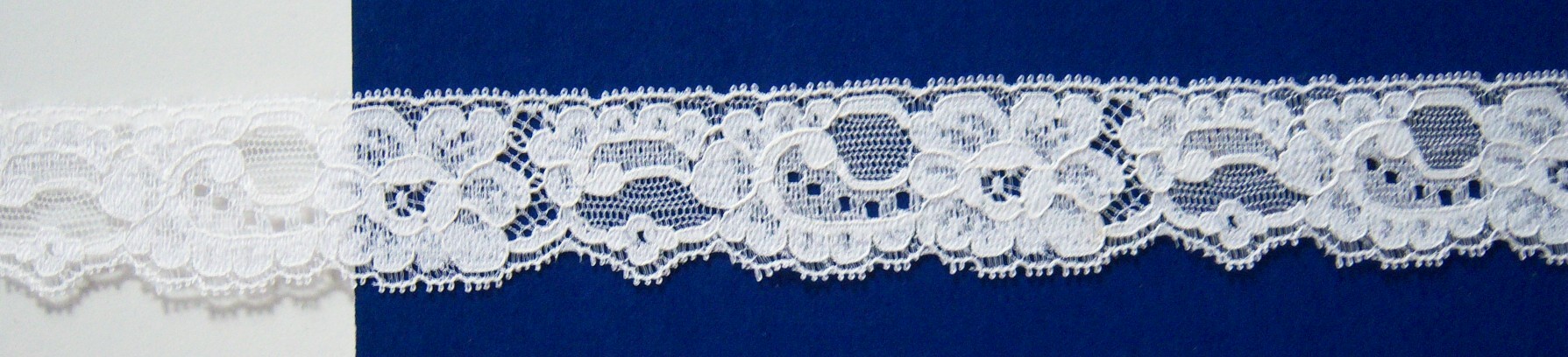 Star White Nylon 1 1/4" Lace