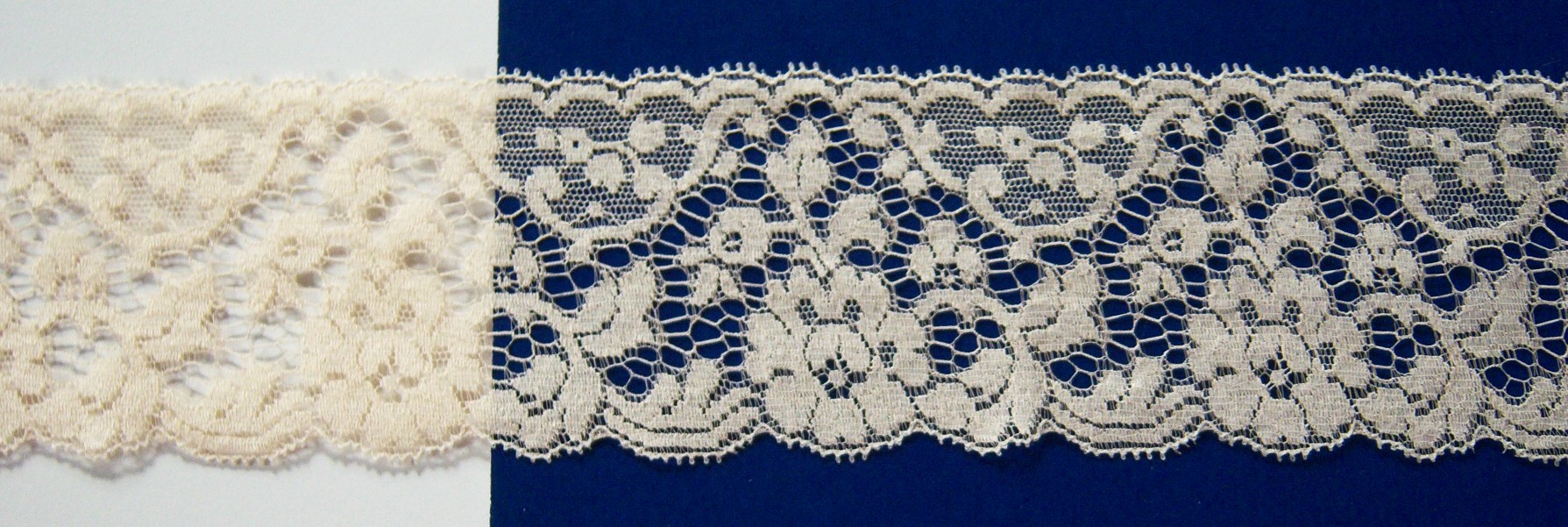 Ecru Nylon 2 3/4" Lace