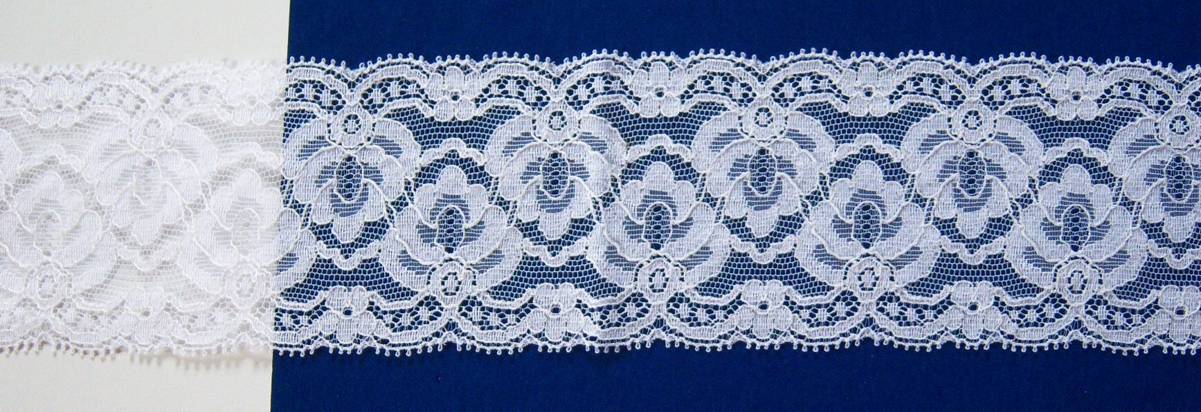 White #486/1144 Nylon 2 3/4" Lace