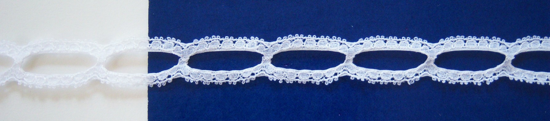 White 3/4" Nylon Lace