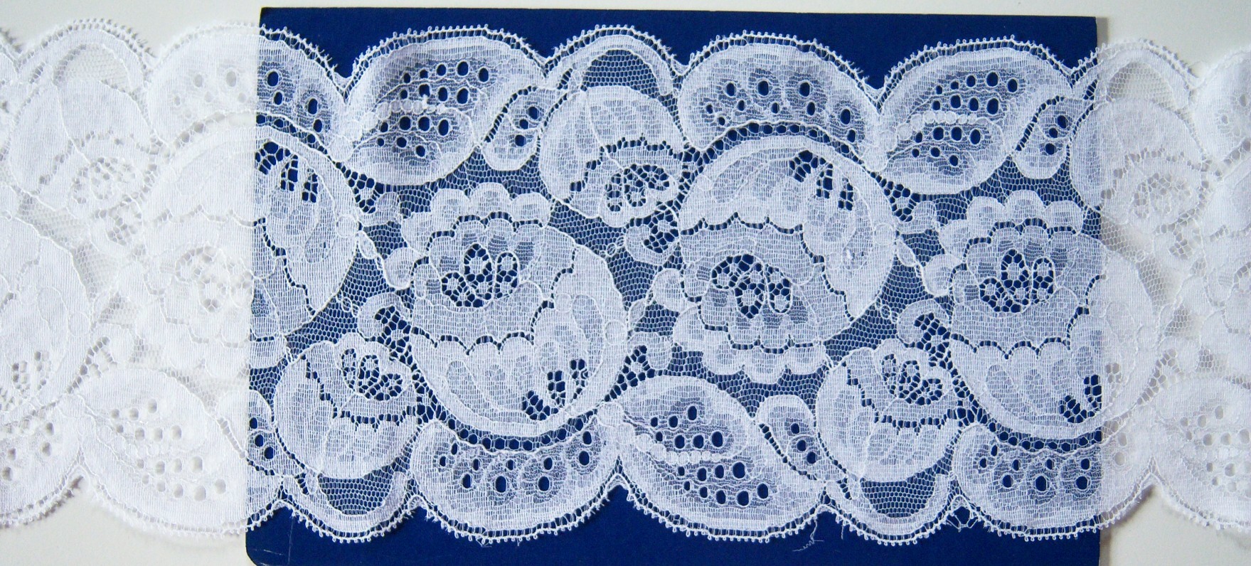 White Nylon 5 1/2" Lace