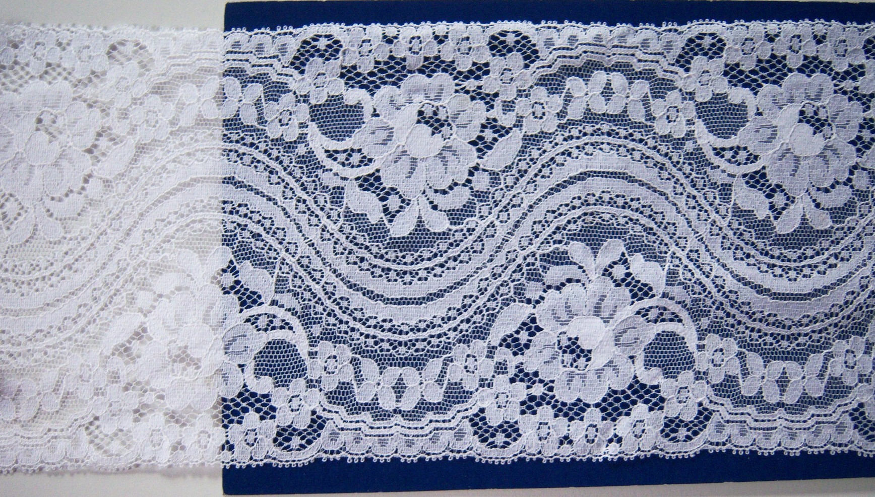 White Nylon 5 1/2" Lace