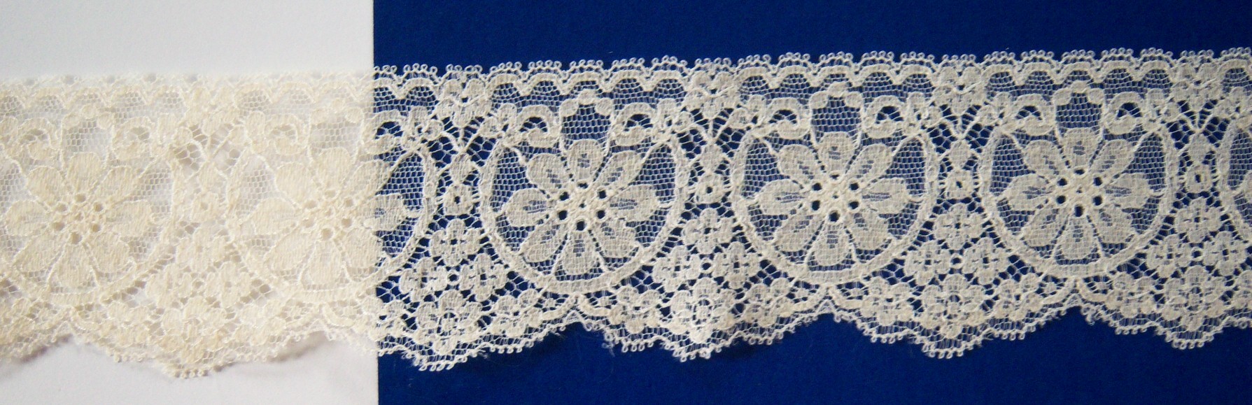 Ecru #9710 Nylon 2 3/4" Lace