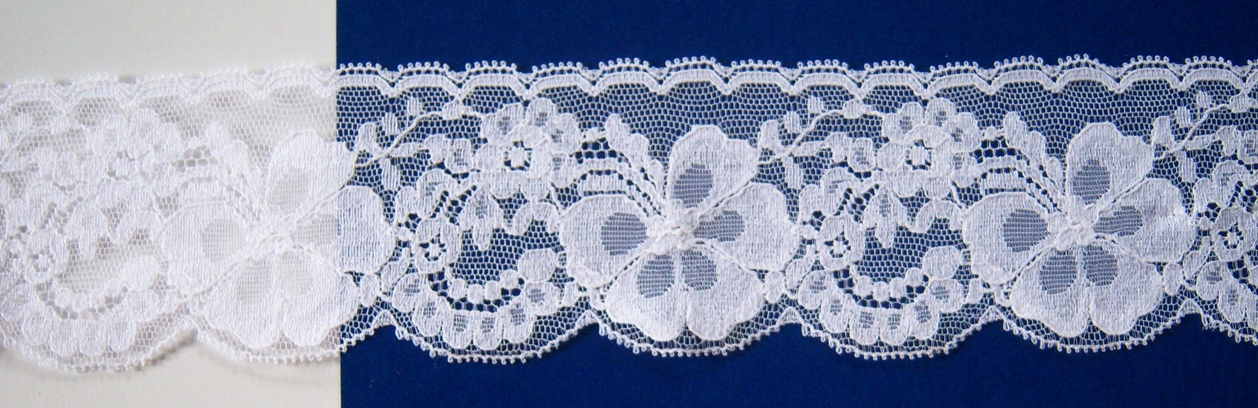 White #200/1144 Nylon 2 3/4" Lace